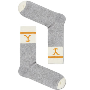 Yellowstone Y Logo Wolle Socken