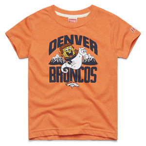 SpongeBob Schwammkopf x Denver Broncos Jugend Kurzärmeliges T-Shirt