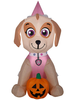 Patrulla Canina Skye de 3,5 pies de altura iluminada Halloween Decoración inflable del césped