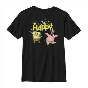 Glücklich Kinder T-Shirt