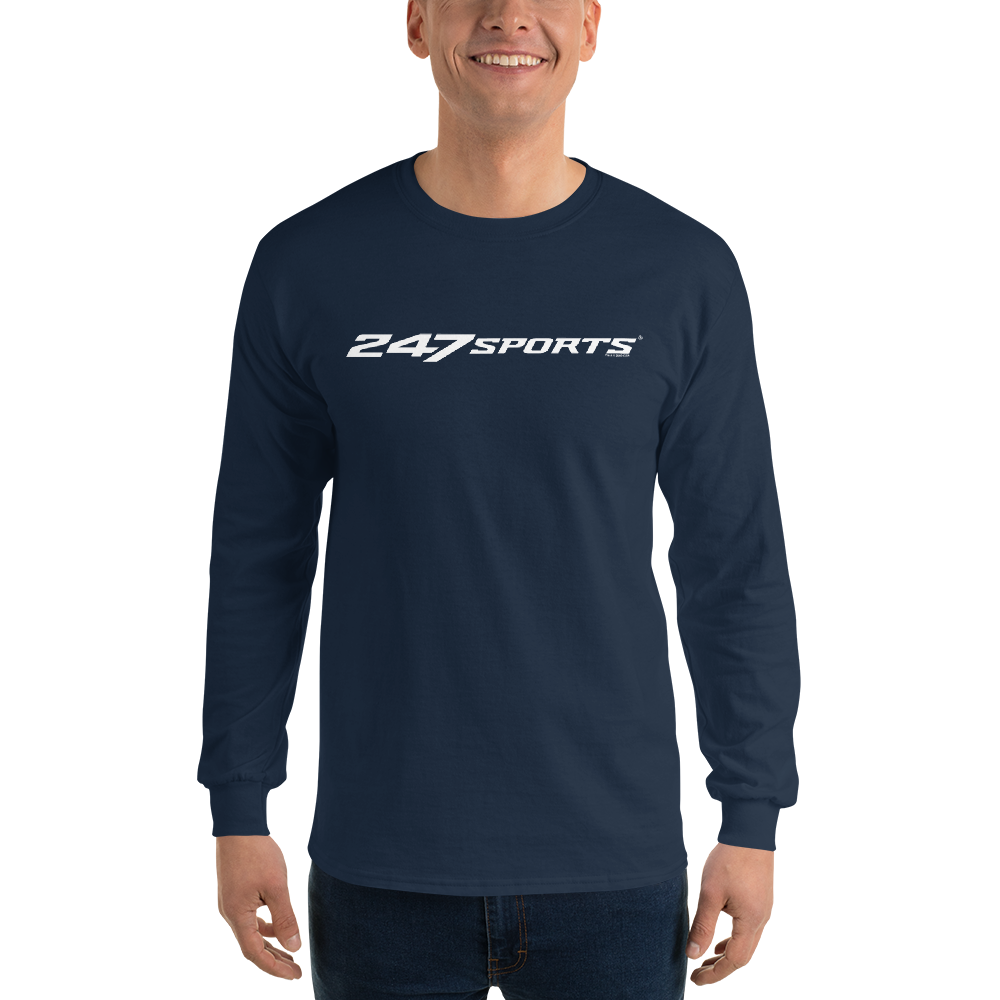 247 Sports 247Sports Logo White Adult Long Sleeve T-Shirt