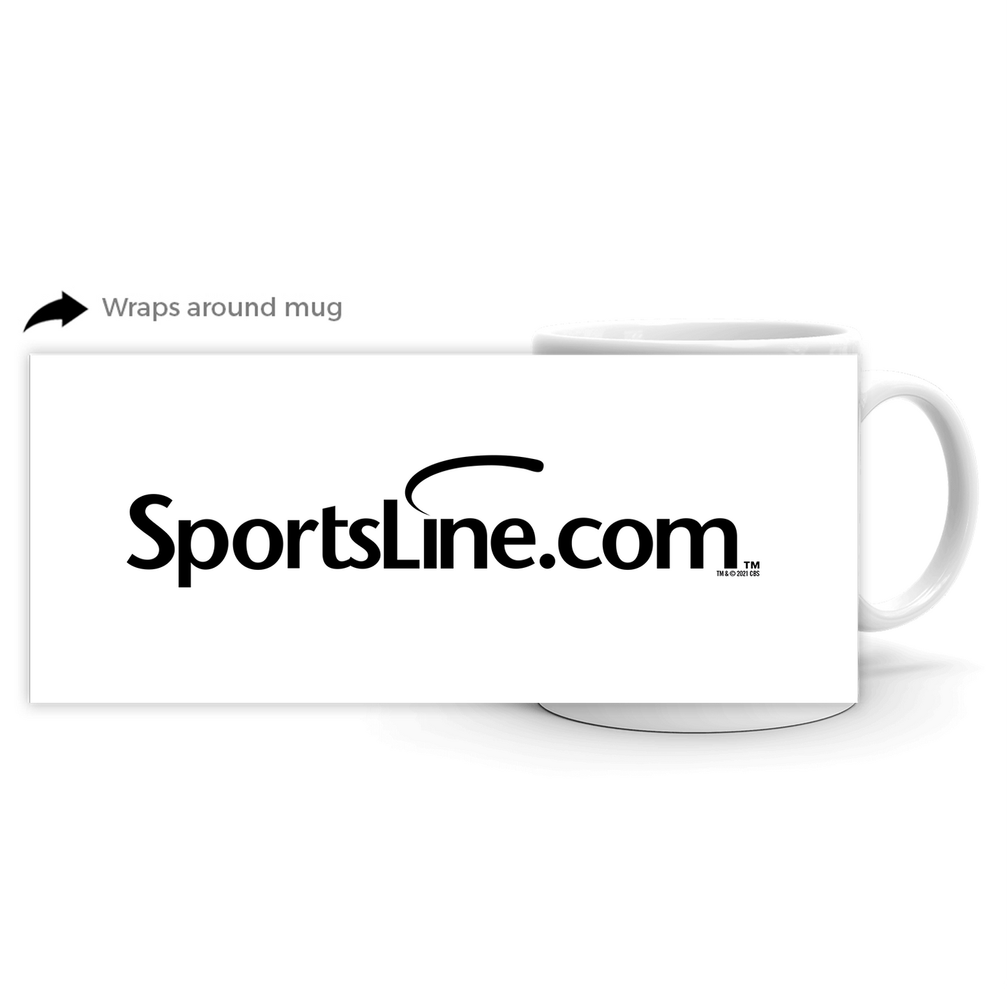 Sportsline SportsLine Logo White Mug