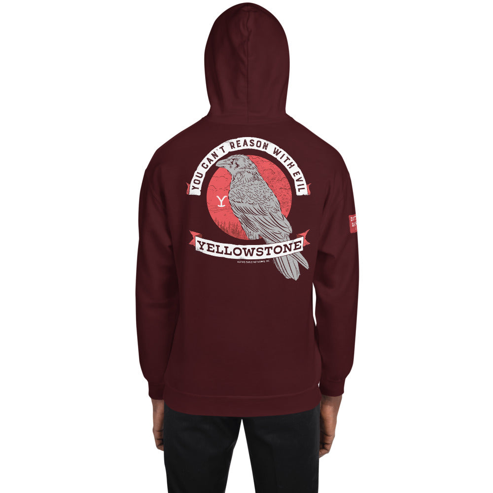 Yellowstone Can't Reason With Evil Hooded Sweatshirt