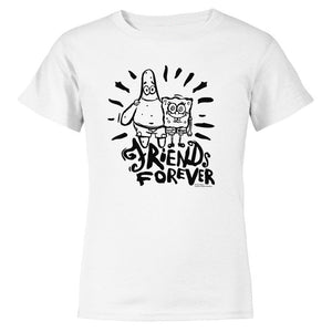 Bob Esponja Amigos para siempre Niños Camiseta de manga corta